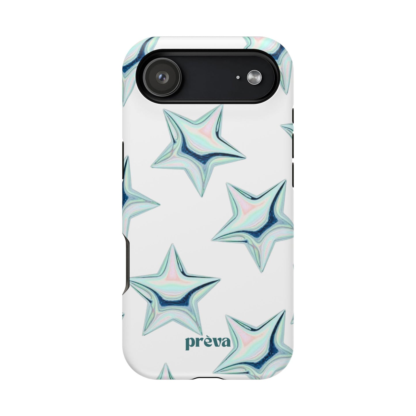 White Starburst Phone Case