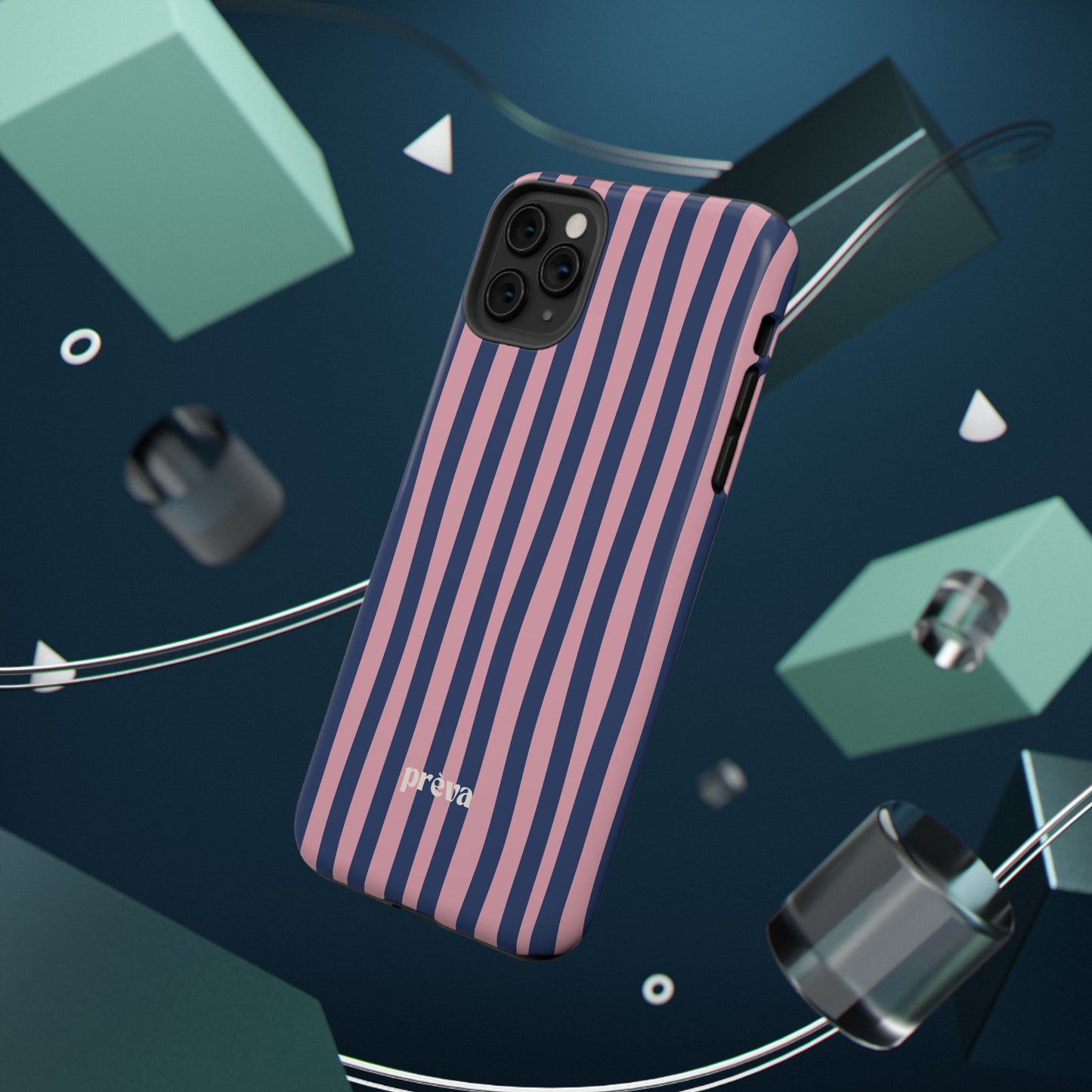 Blue and Pink Stripes Case