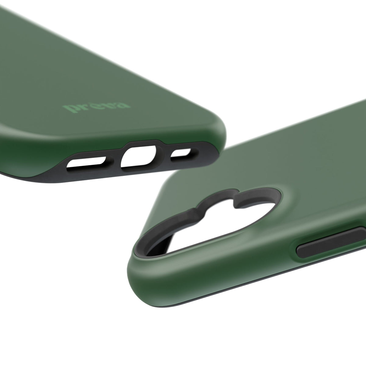 Impact-Resistant Phone Case — Forest Green Slim Armor