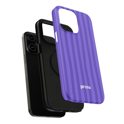 Dark Purple Stripes Phone Case