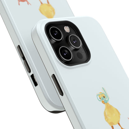 Scuba Duck Stripes Phone Case
