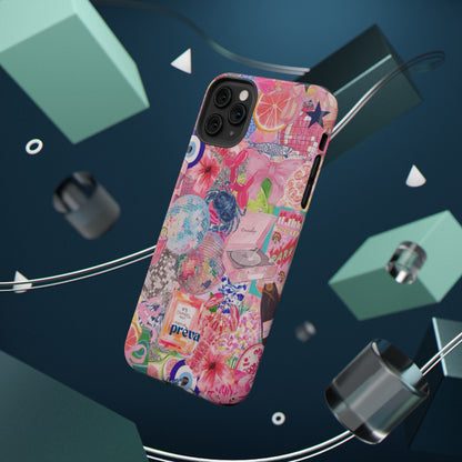 Floral & Pink Collage Phone Case