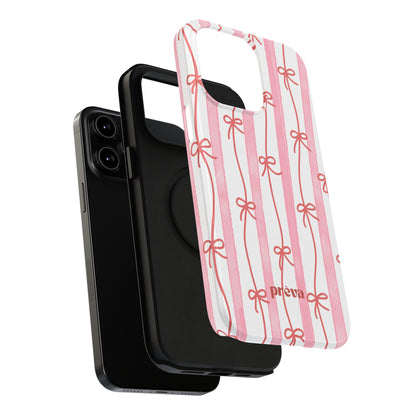Pink Bow Chain Phone Case