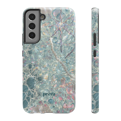 Marbled Seafoam Impact-Resistant Phone Case