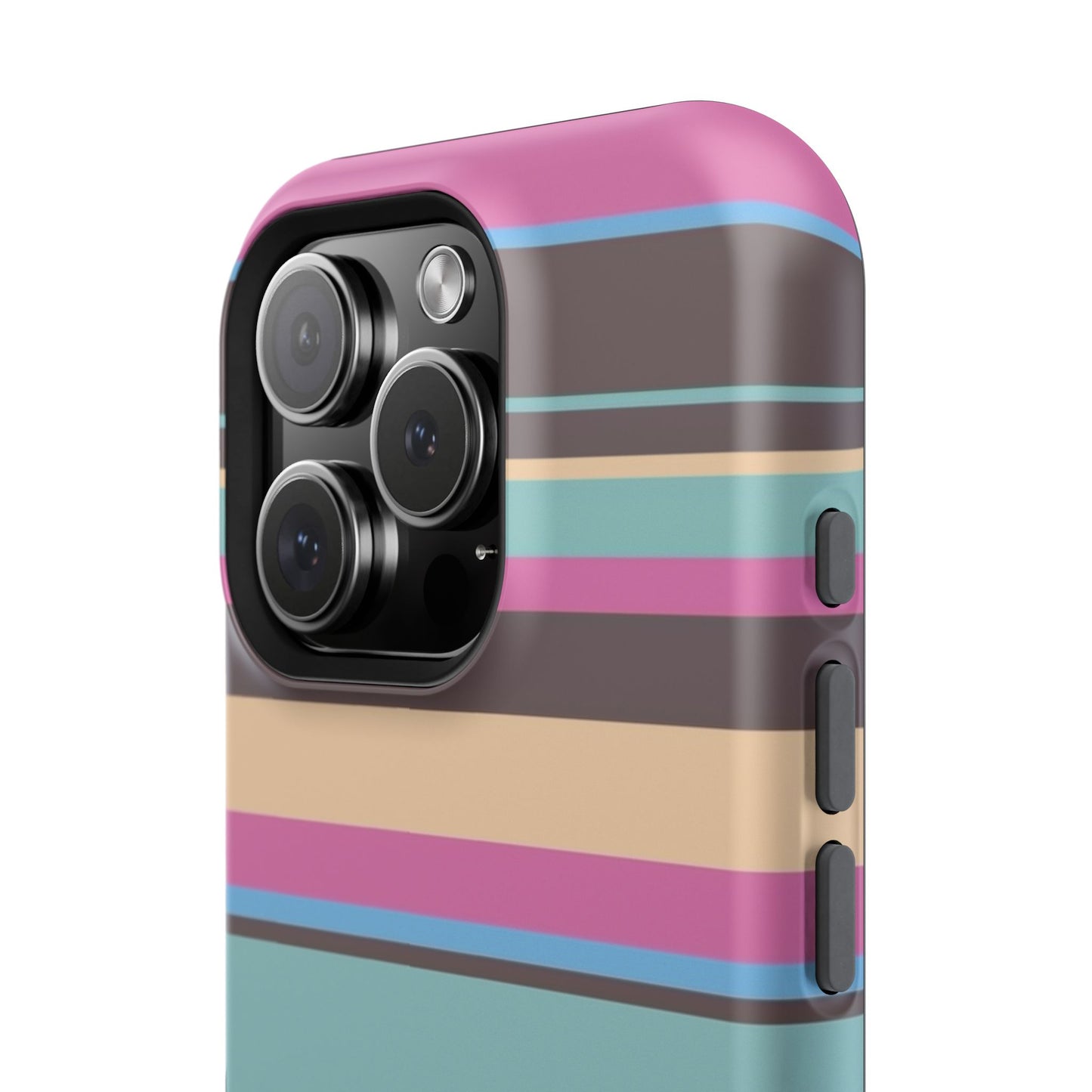 Cocoa Palm Stripes Phone Case