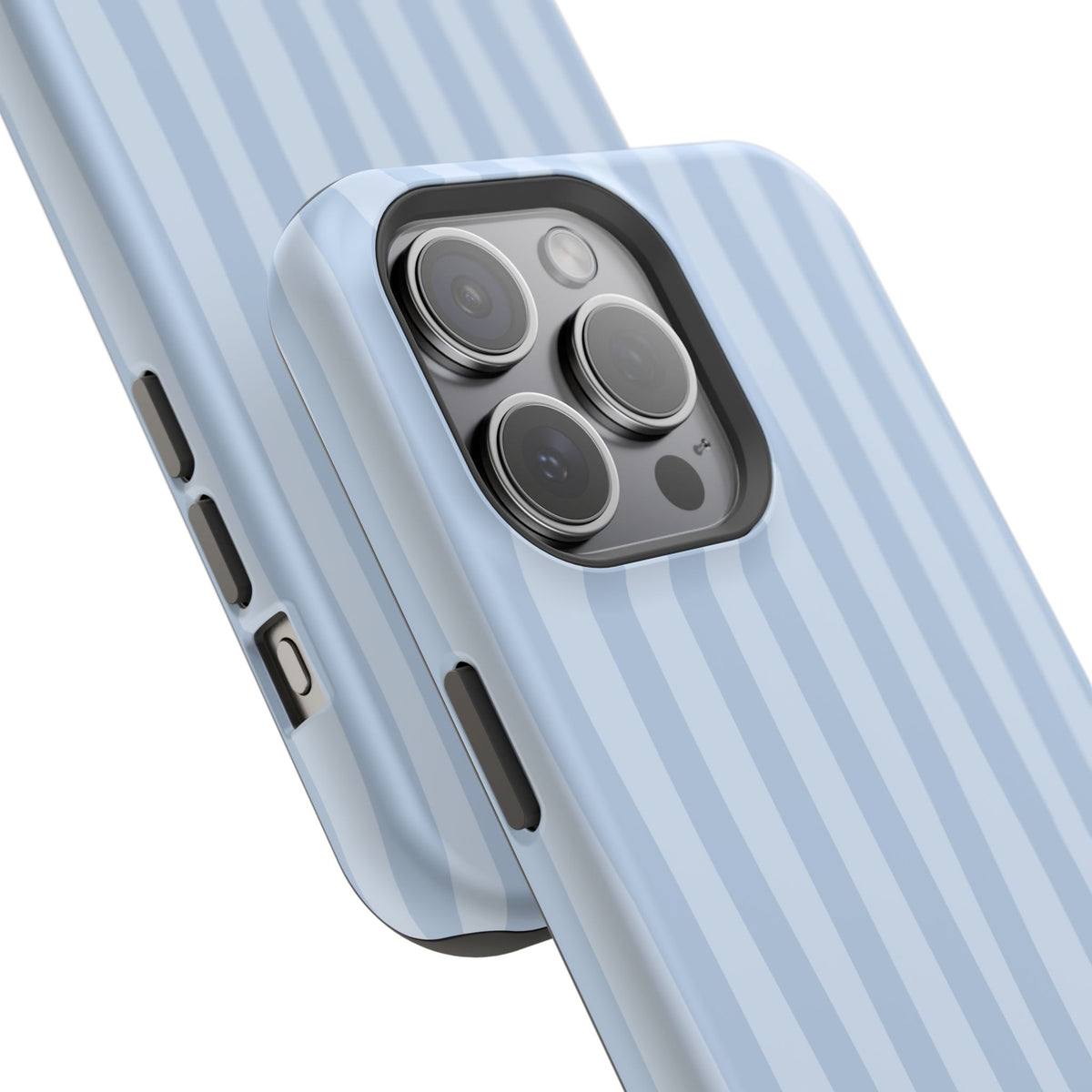 Pastel Blue Stripes Phone Case