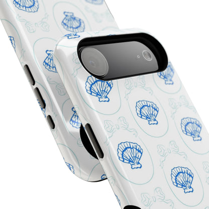 Fancy Teal Shell Phone Case