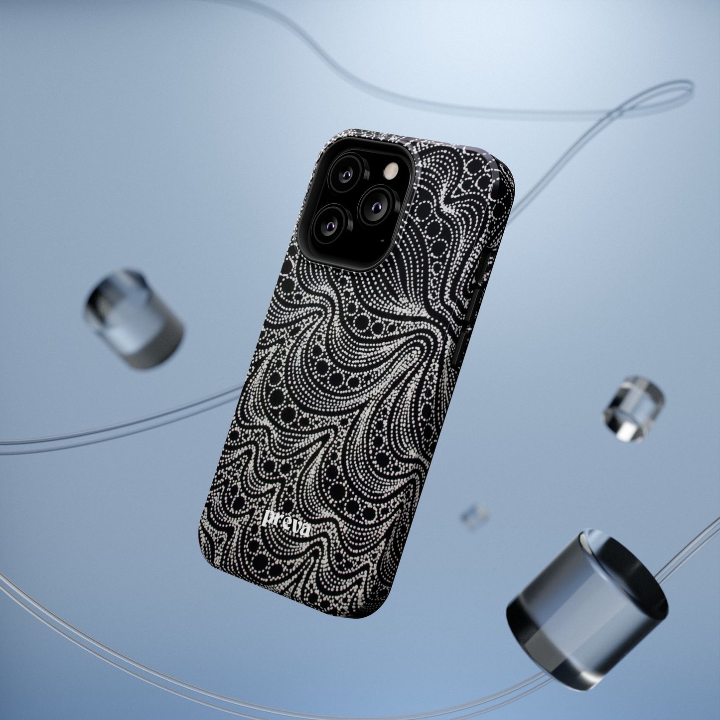 Abstract Midnight Lace Phone Case