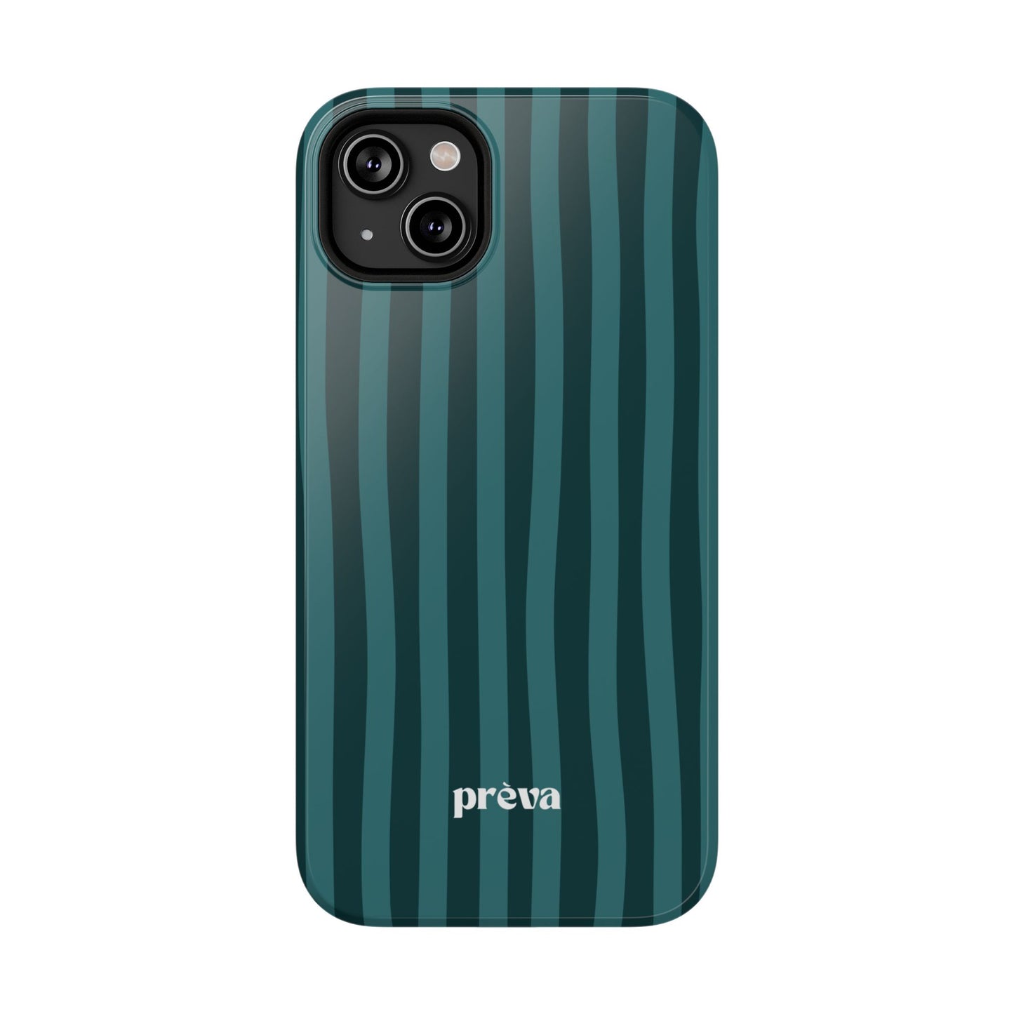 Dark Stripes Turquoise Phone Case