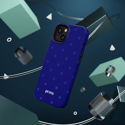 Dark Blue Polka Dots Phone Case
