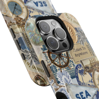 Neutral Travel Collage Phone Case