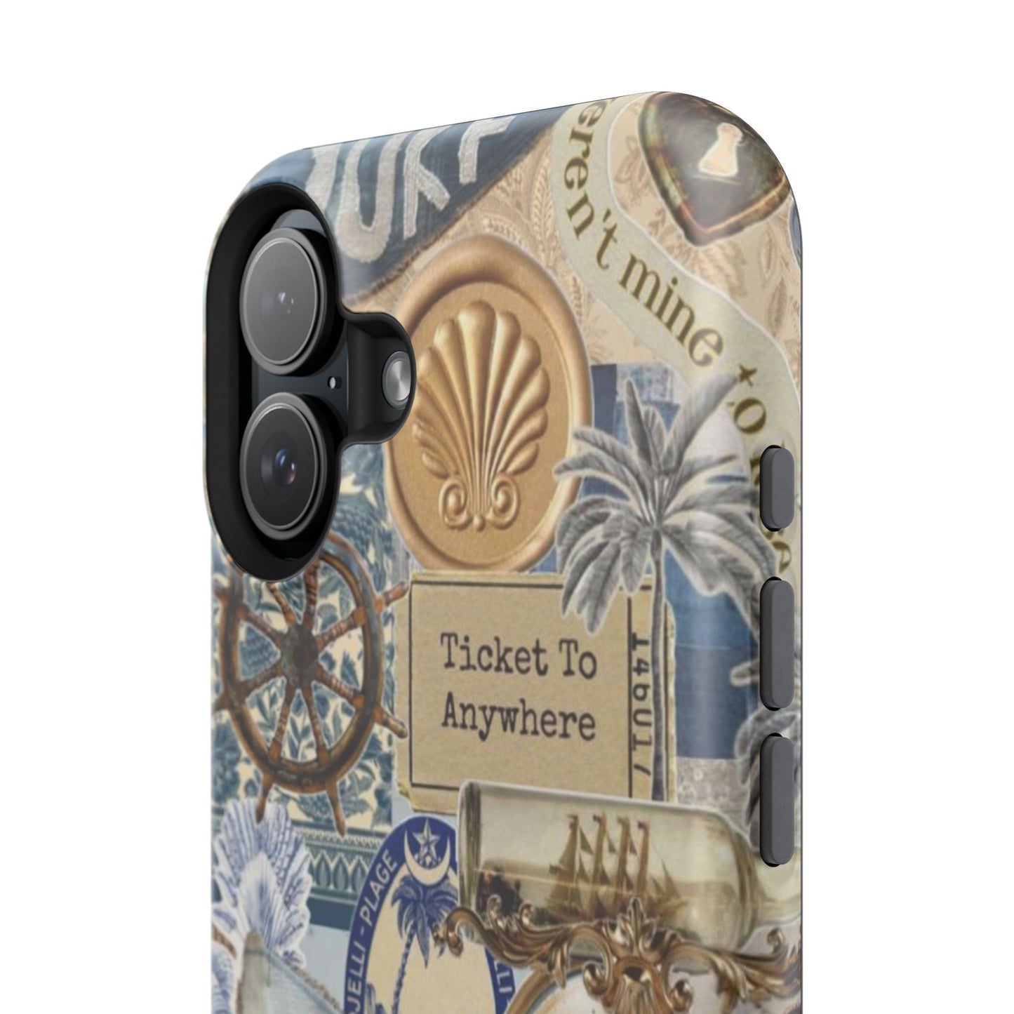 Neutral Travel Collage Phone Case