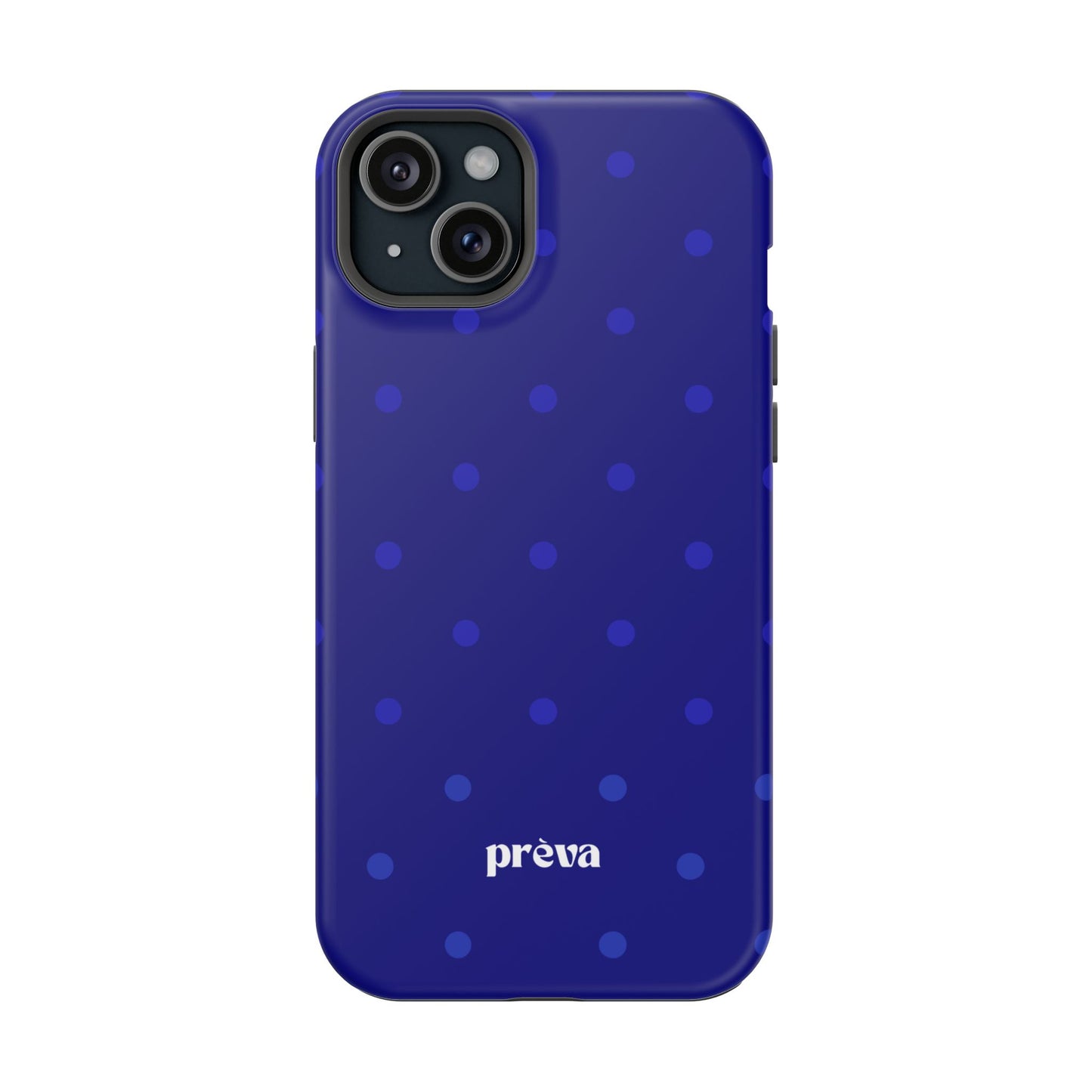 Dark Blue Polka Dots Phone Case