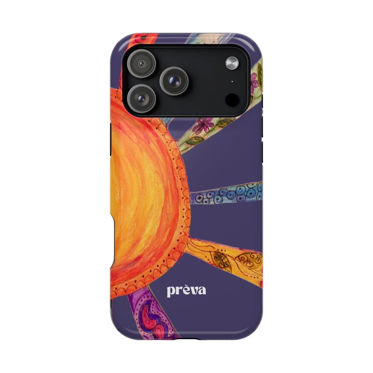 Purple Cancun Sun Phone Case