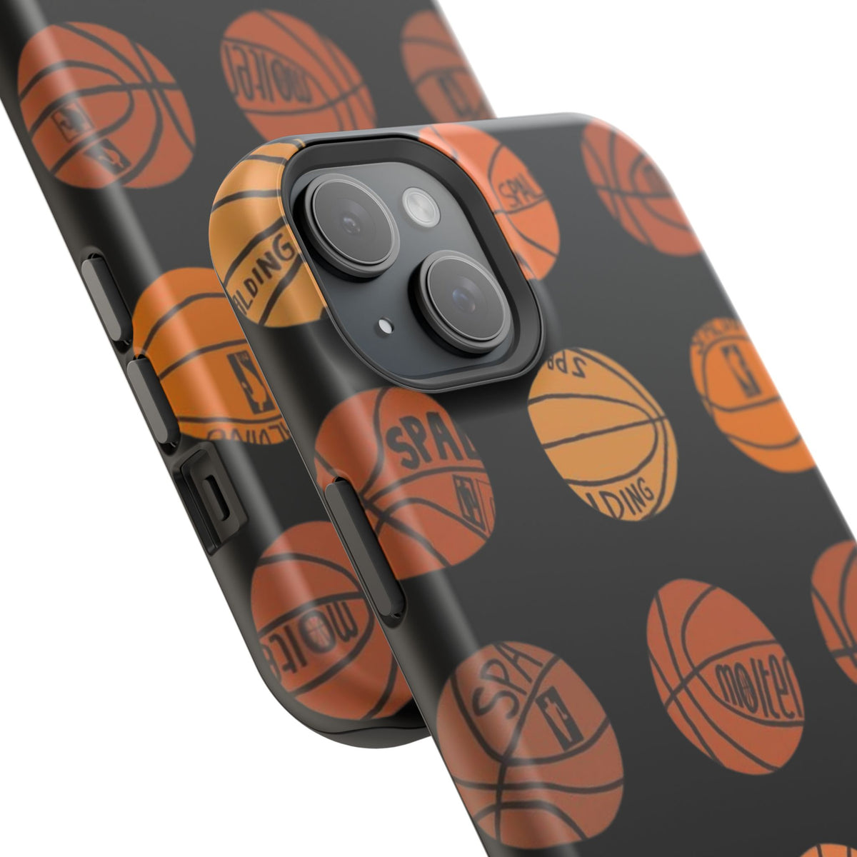 Black Basketball Phone Case