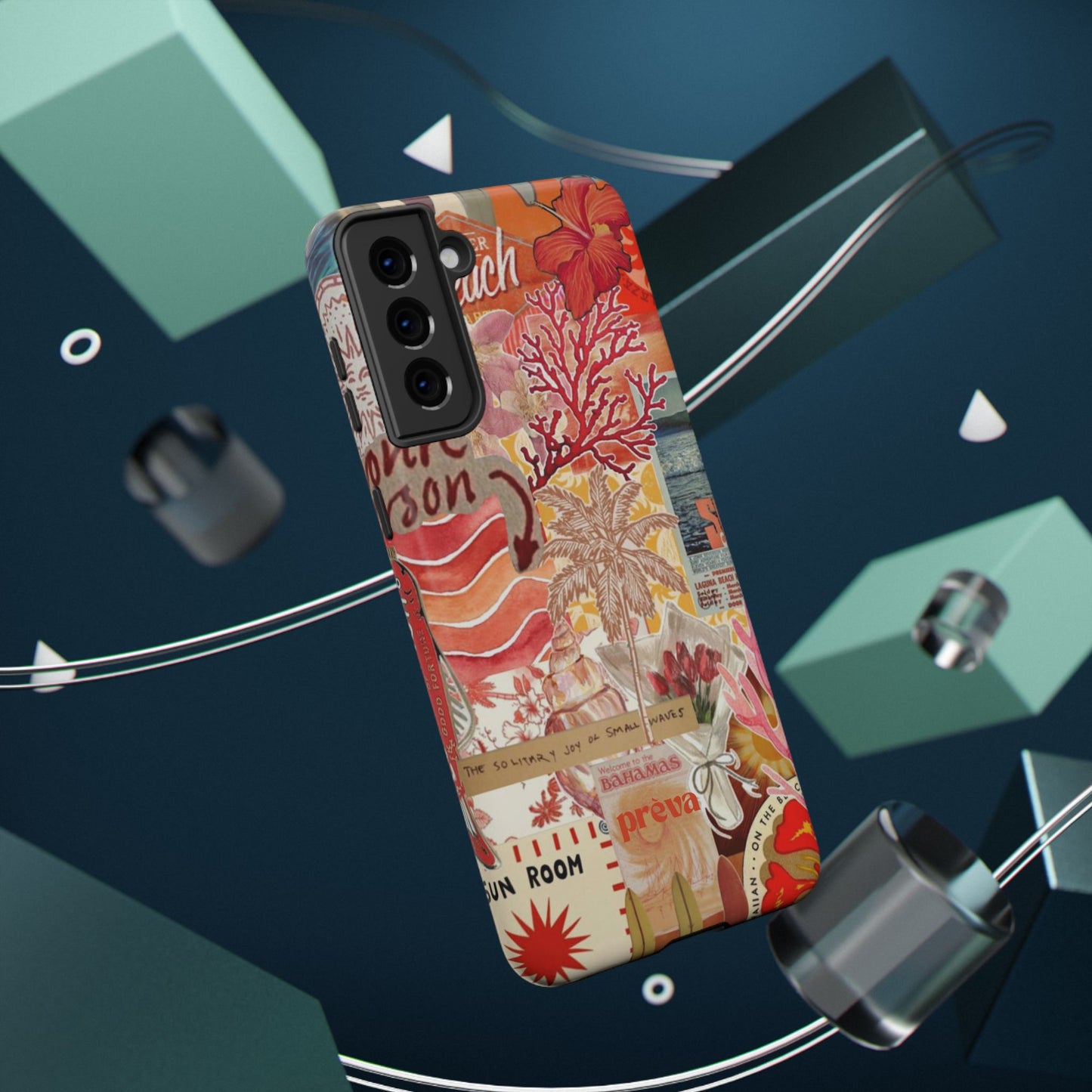 Vintage Floral Collage Phone Case