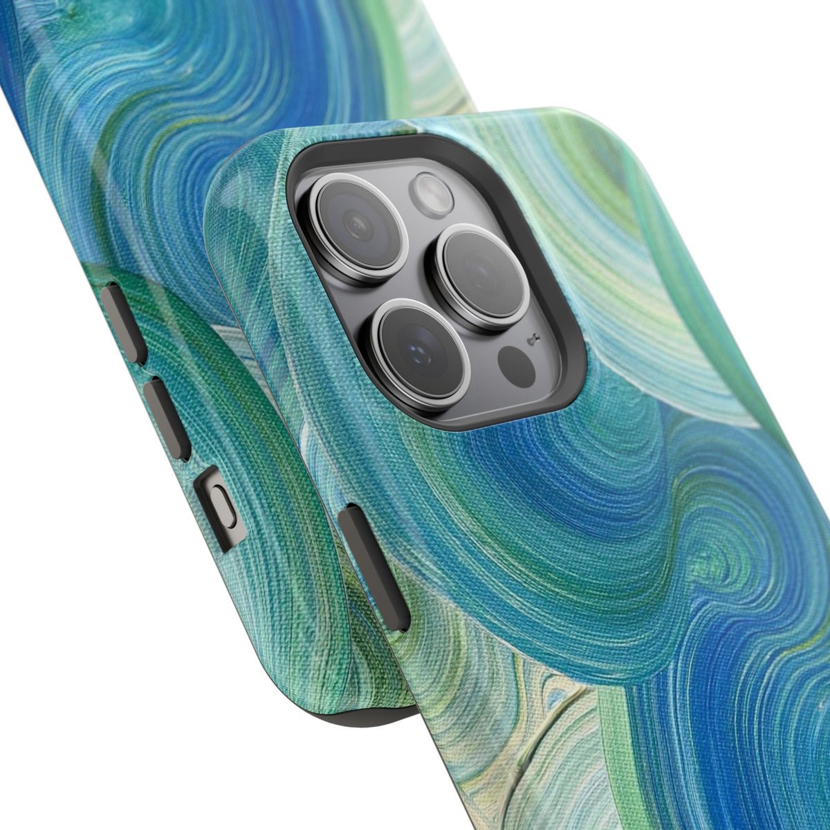 Swirling Ocean Impact-Resistant Phone Case