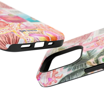 Pink Cocktail Collage Phone Case