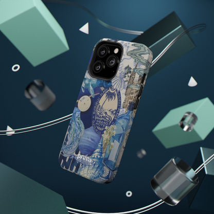 Blue Night Collage Phone Case