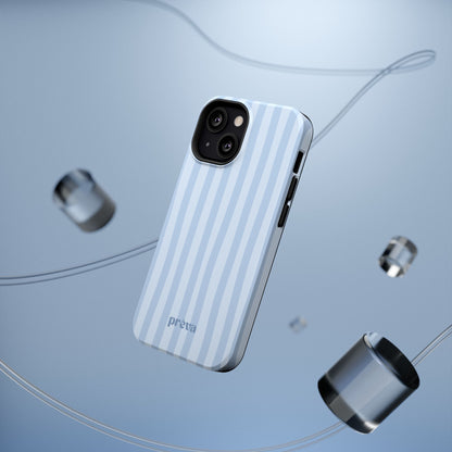 Pastel Blue Stripes Phone Case