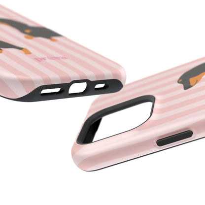 Dachshund Pink Stripes