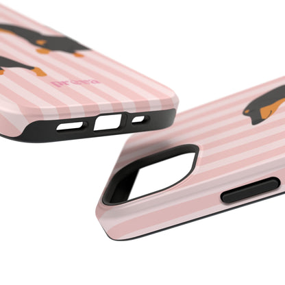 Dachshund Pink Stripes