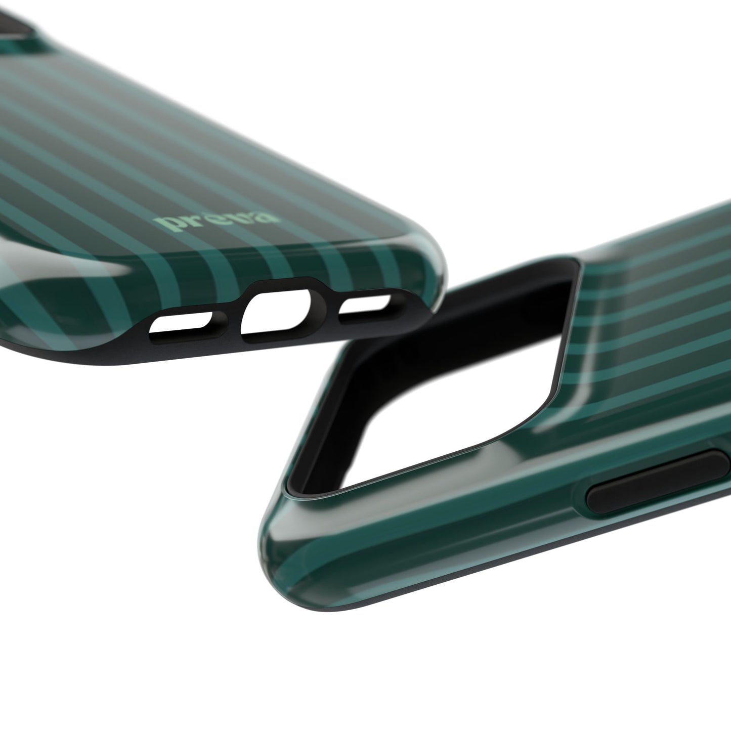 Striped Green Phone Case