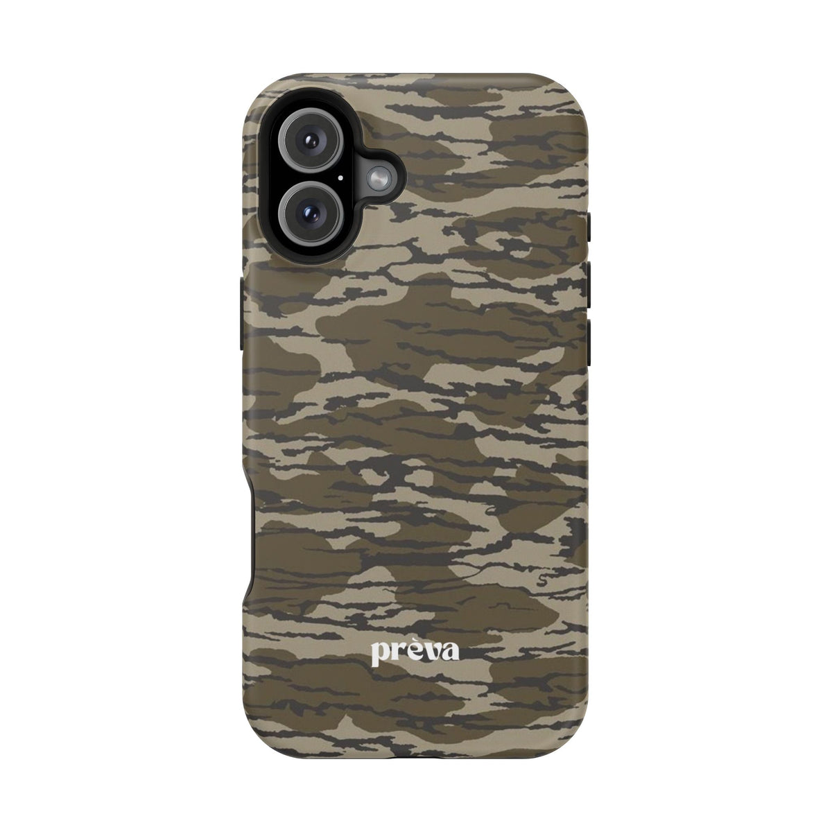 Camo Impact-Resistant Phone Case — Military Green Rugged Protection