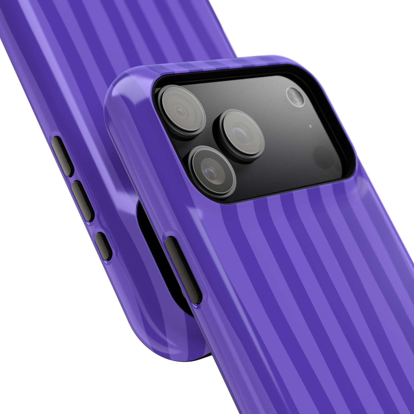 Dark Purple Stripes Phone Case