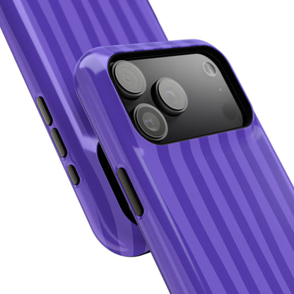 Dark Purple Stripes Phone Case