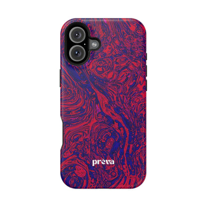 Marbled Red & Purple Impact Phone Case