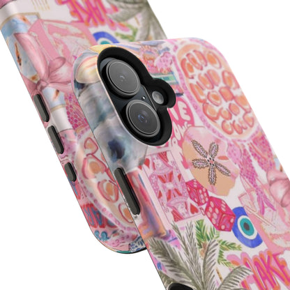 Pink Tropical Collage Phone Case
