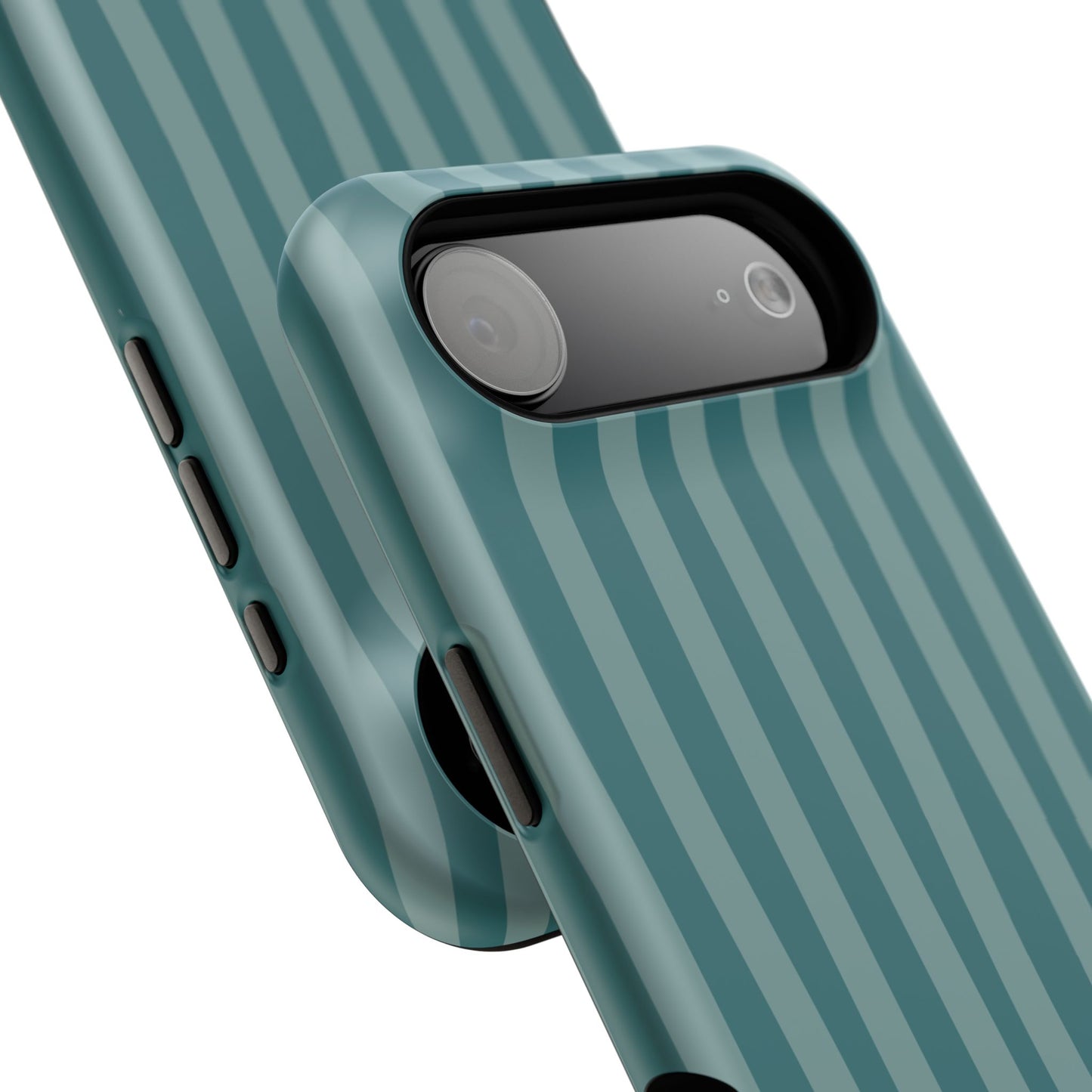 Striped Teal Phone Case