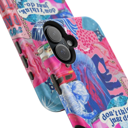 Vibrant Galaxy Collage Phone Case