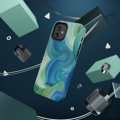 Swirling Ocean Impact-Resistant Phone Case
