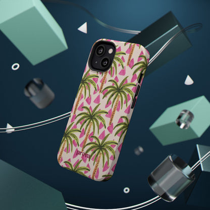 Phone Case — Pink Palm Tree Impact-Resistant Protector