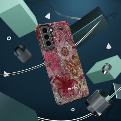 Floral Embroidery Phone Case