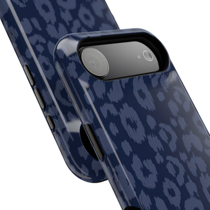 Navy Leopard  Phone Case