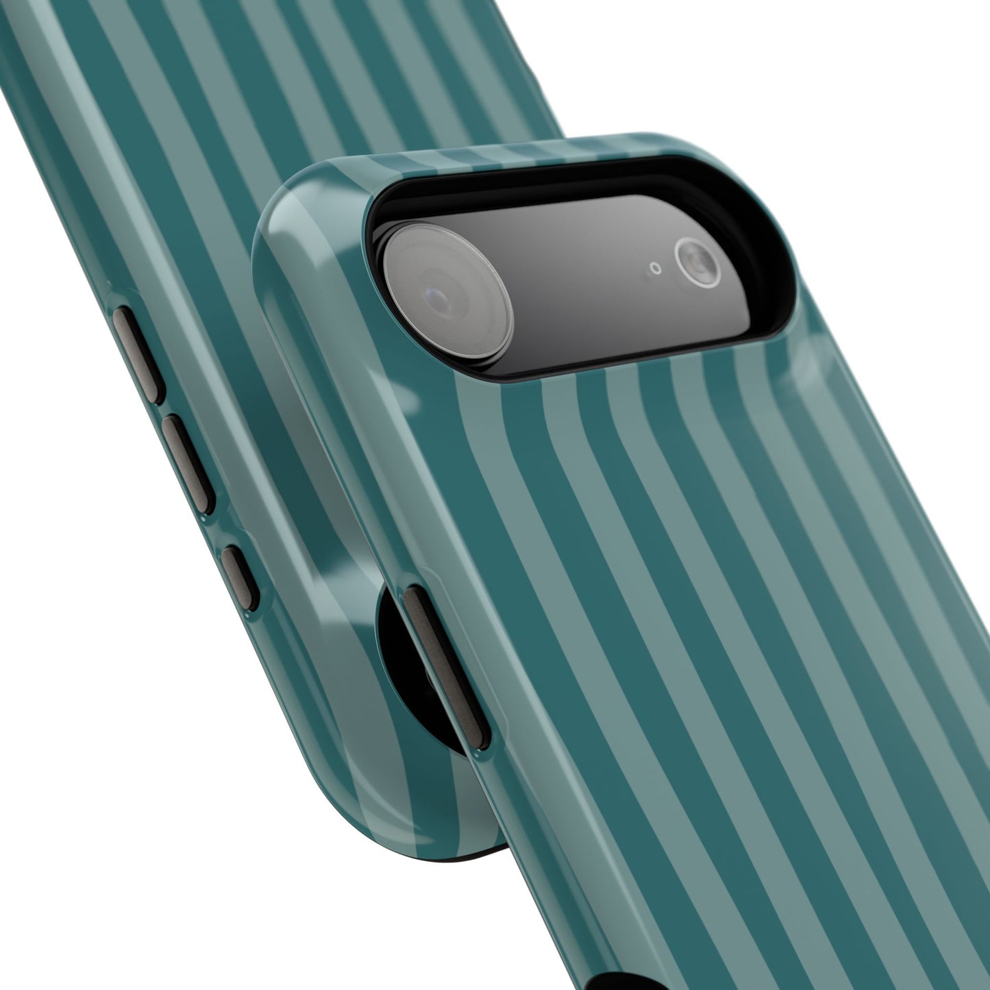 Striped Teal Phone Case