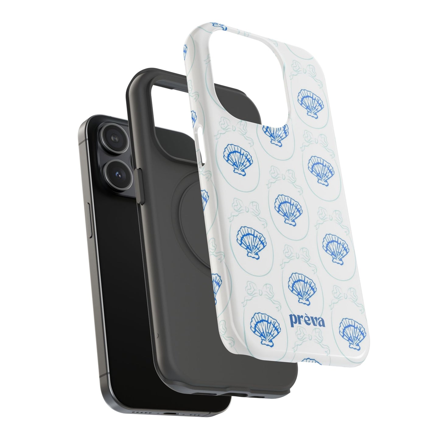 Fancy Teal Shell Phone Case