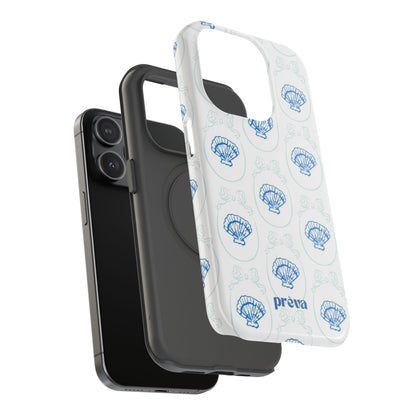 Fancy Teal Shell Phone Case