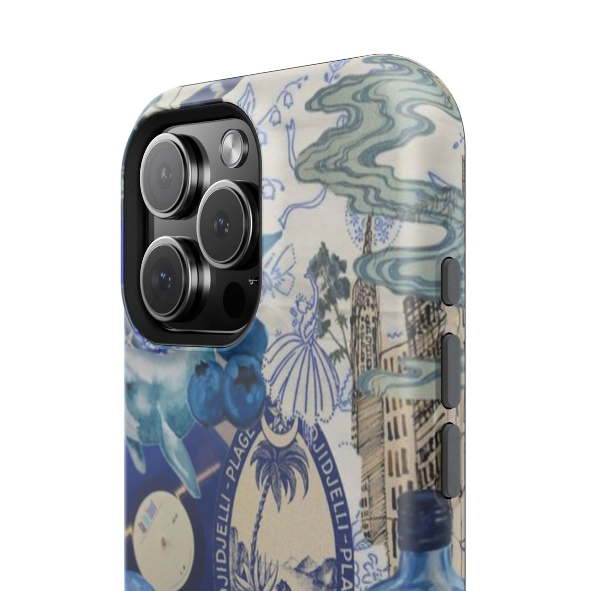 Blue Night Collage Phone Case