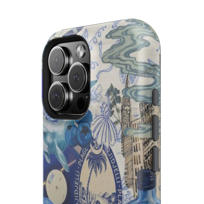 Blue Night Collage Phone Case