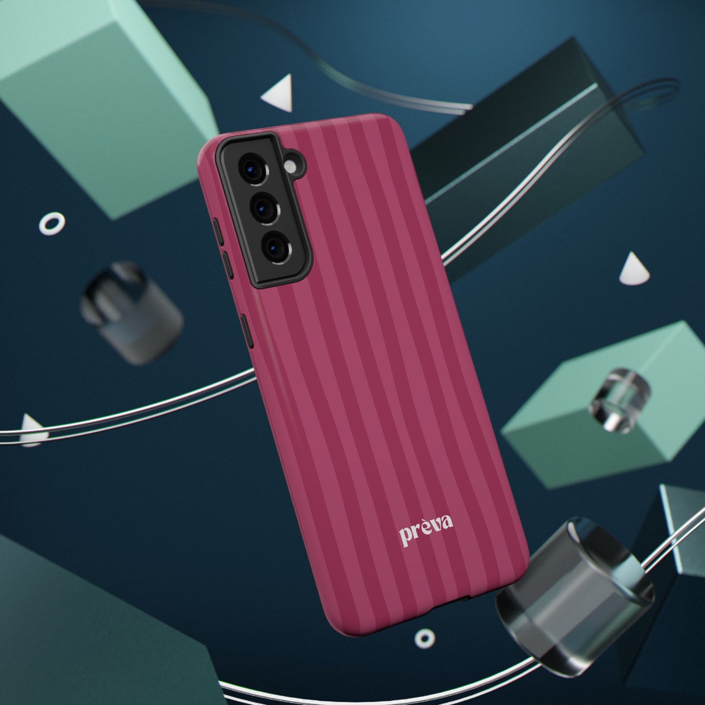Magenta Stripes Phone Case