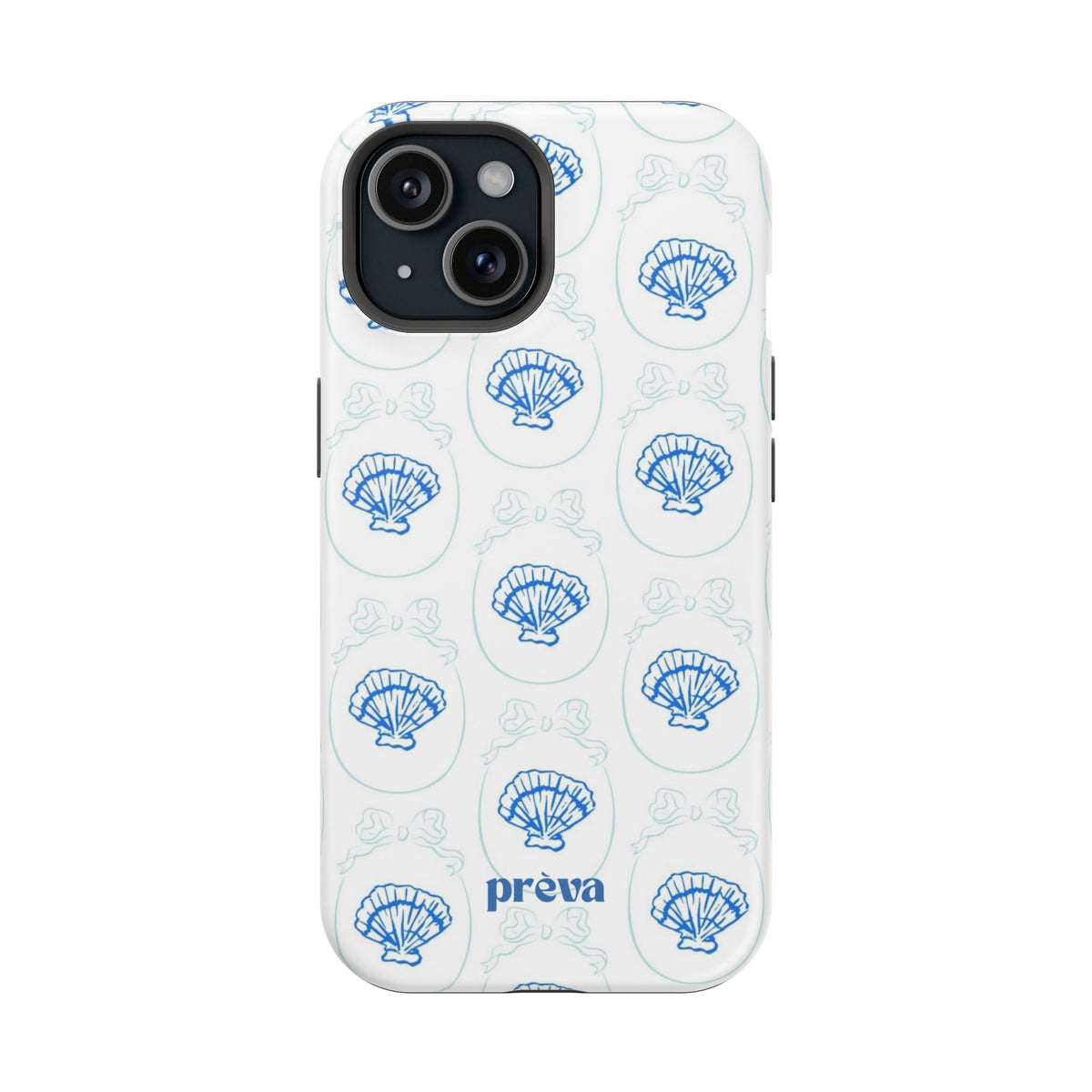 Fancy Teal Shell Phone Case