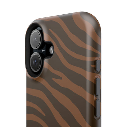 Brown Tiger Stripe Phone Case