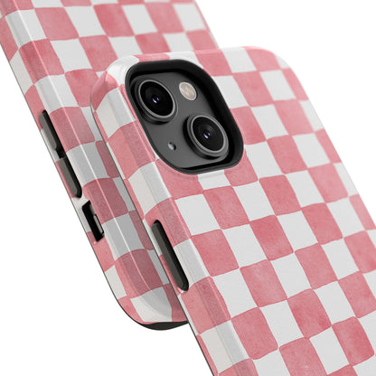 Pink Checkers Phone Case