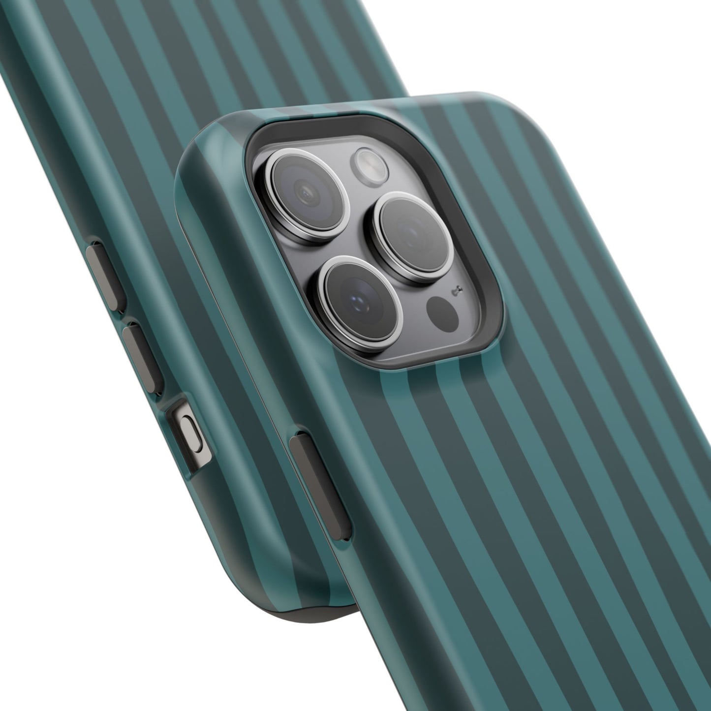 Dark Stripes Turquoise Phone Case