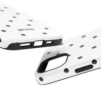 B&W polka dots Phone Case