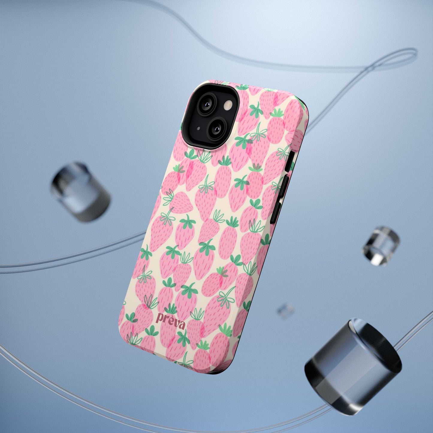Pink Strawberry Phone Case
